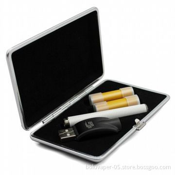 No Burning Tastes Mini Electronic Cigarette, 808d in Metal Case with 180mAh Battery CapacityNew